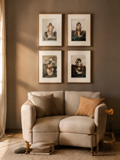 Inspirasi frame di ruang keluarga